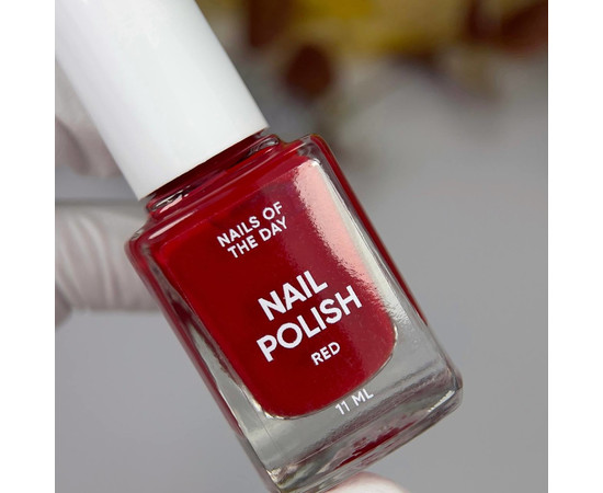 Зображення 4 Лак для нігтів Nails of the Day Nail Polish Red, 11 мл