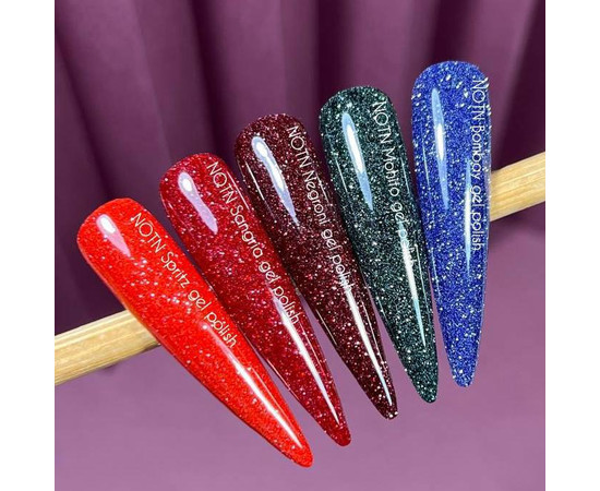 Зображення 3 Гель-лак Nails Of The Night Cocktails Bombay глибокий синій, 10 мл, Об'єм (мл, г): 10, Колір: Bombay