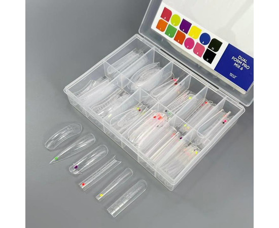 Изображение 3 Набор форм для наращивания ногтей Nails of the Day Pro Mix 6 12 видов, 144 шт 