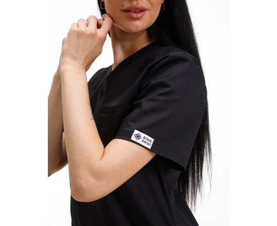 Зображення 4 БілХал Медичний костюм жіночий Топаз чорний 54, Розмір: 54, Цвет: чорний