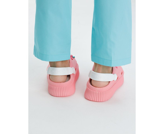 Изображение 4 Медицинские женские сабо на платформе Eva розово-белые р. 37, "БЕЛЫЙ ХАЛАТ" 493-466-929, Размер: 37, Цвет: розово-белый
