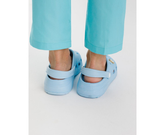 Зображення 5 Медичні жіночі сабо Eva блакитні р. 39, "БІЛИЙ ХАЛАТ" 493-333-929, Розмір: 39, Цвет: блакитний