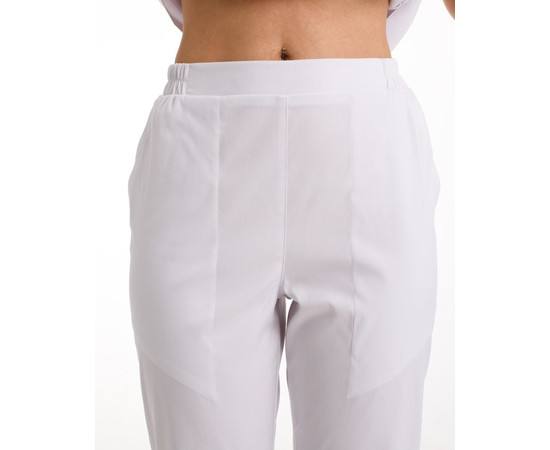 Изображение 7 Медицинский костюм женский Сидней белый р. 40, "БЕЛЫЙ ХАЛАТ" 497-324-677, Размер: 40, Цвет: белый