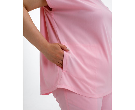 Изображение 6 Медицинский костюм женский Сидней розовый р. 46, "БЕЛЫЙ ХАЛАТ" 497-337-677, Размер: 46, Цвет: розовый