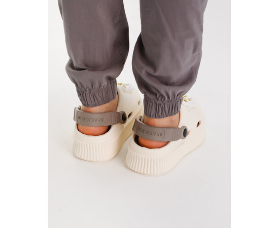 Изображение 3 Медицинские женские сабо на платформе Eva белые-мокко р. 37, "БЕЛЫЙ ХАЛАТ" 493-513-929, Размер: 37, Цвет: белый-мокко