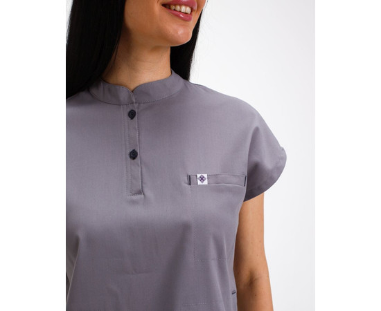 Зображення 2 БілХал Медичний костюм жіночий Сідней сірий 44, Розмір: 44, Цвет: сірий