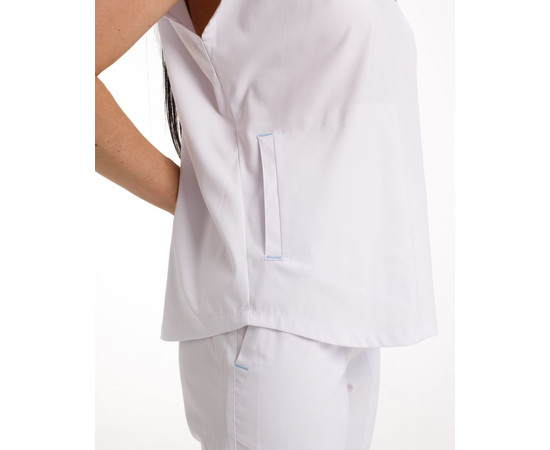 Изображение 5 Медицинский костюм женский Сидней белый р. 50, "БЕЛЫЙ ХАЛАТ" 497-324-677, Размер: 50, Цвет: белый