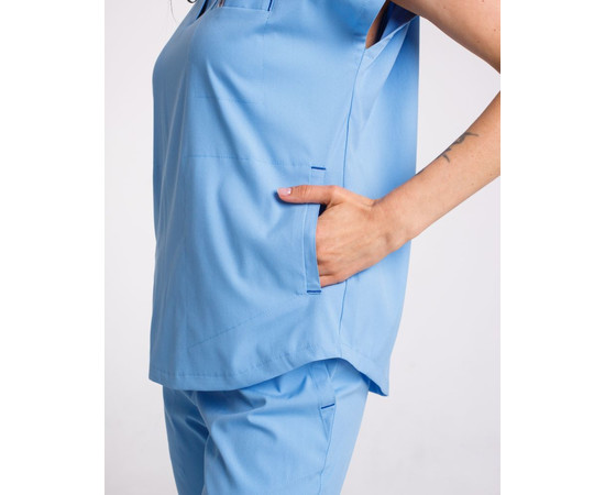 Зображення 9 БілХал Медичний костюм жіночий Сідней блакитний 54, Розмір: 54, Цвет: блакитний