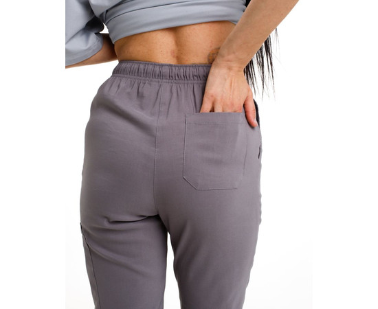 Зображення 5 БілХал Медичні штани жіночі джогери стрейч сірі 44, Розмір: 44, Цвет: сірий