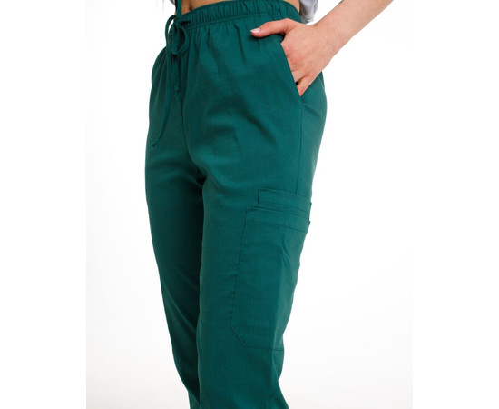 Зображення 5 БілХал Медичні штани жіночі джогери стрейч зелені 42, Розмір: 42, Цвет: зелений