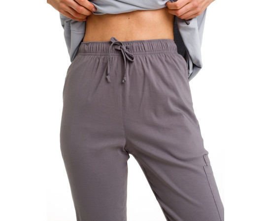 Зображення 3 БілХал Медичні штани жіночі джогери стрейч сірі 40, Розмір: 40, Цвет: сірий