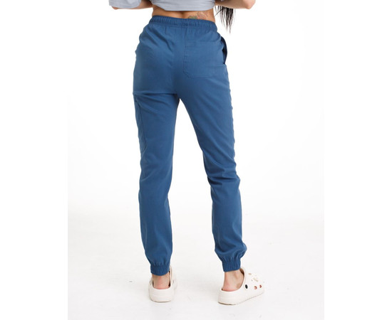 Зображення 2 БілХал Медичні штани жіночі джогери стрейч сині 52, Розмір: 52, Цвет: синий