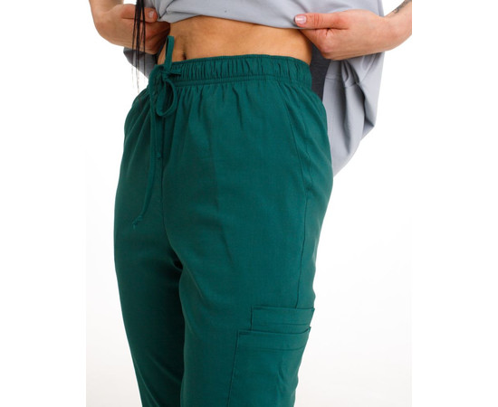 Зображення 3 БілХал Медичні штани жіночі джогери стрейч зелені 40, Розмір: 40, Цвет: зелений