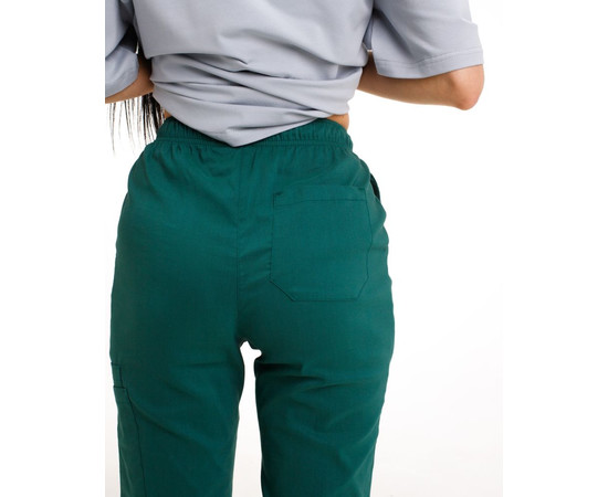 Зображення 4 БілХал Медичні штани жіночі джогери стрейч зелені 40, Розмір: 40, Цвет: зелений