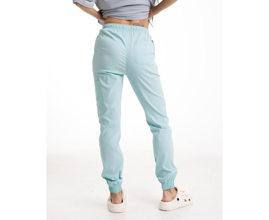 Изображение 2 Медицинские брюки женские джоггеры стрейч мятные р. 40, "БЕЛЫЙ ХАЛАТ" 501-332-730, Размер: 40, Цвет: мятный