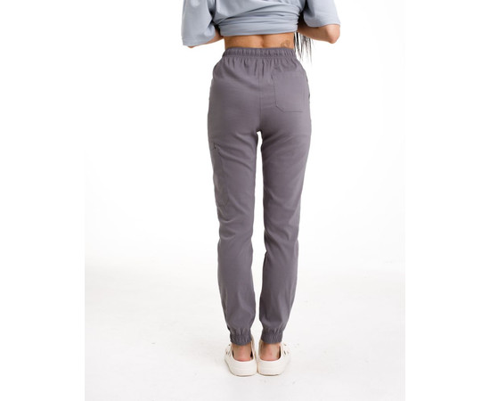 Зображення 2 БілХал Медичні штани жіночі джогери стрейч сірі 50, Розмір: 50, Цвет: сірий