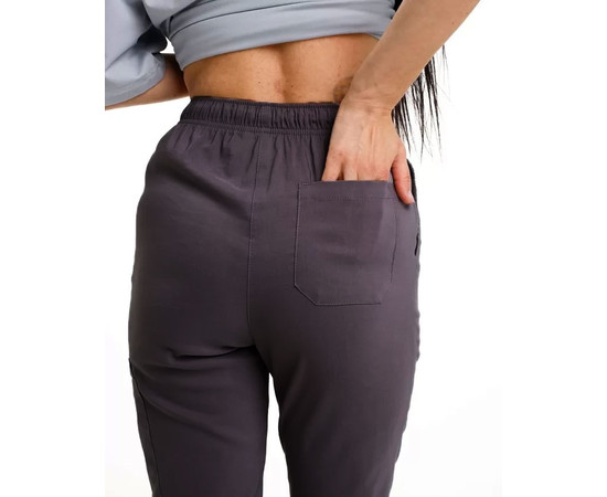 Зображення 3 БілХал Медичні штани жіночі джогери темно-сірі 44, Розмір: 44, Цвет: темно-сірий