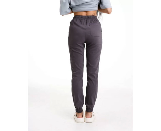 Зображення 4 БілХал Медичні штани жіночі джогери темно-сірі 46, Розмір: 46, Цвет: темно-сірий