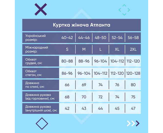 Изображение 11 Медицинская куртка женская Атланта голубая р. 54, "БЕЛЫЙ ХАЛАТ" 522-333-842, Размер: 54, Цвет: голубой