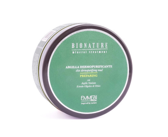 Зображення  Очищаюча глина для волосся Emmebi Italia BioNature Argilla Dermopurificante, 300 мл (16003)