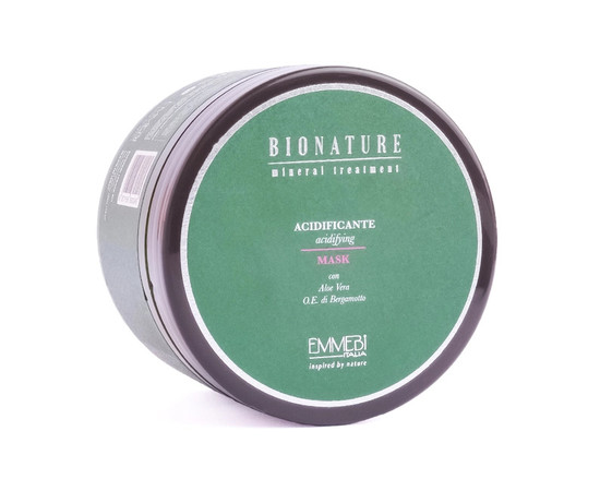 Зображення  Кисла маска для волосся Emmebi Italia BioNature Acidifying Mask, 500 мл (16026), Об'єм (мл, г): 500