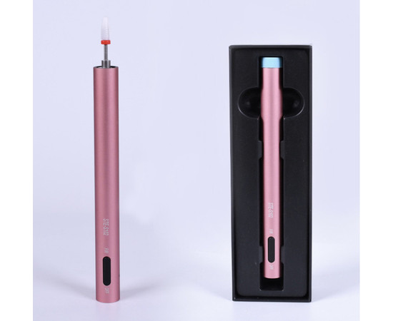 Зображення 5 Портативна фрезер – ручка STE-S102 на 15000 об.хв. для апаратного манікюру, на акумуляторі + USB вхід Rose Gold