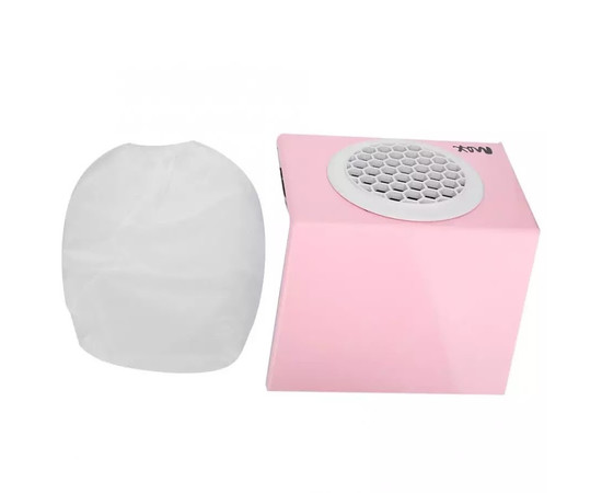 Изображение 4 Профессиональная настольная вытяжка MAX для маникюра и педикюра, 120 Вт. Розовый