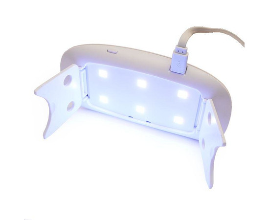 Изображение 4 Лампа USB для сушки гель лаков SUN mini UV+LED 6 Вт Розовая