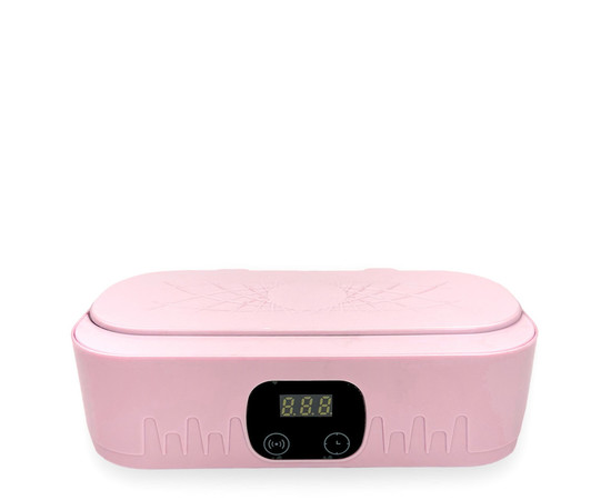 Зображення 3 Ультразвукова міні ванна YT-80 (мийка, стерилізатор) для очищення на 400мл., 18 Вт. Рожевий
