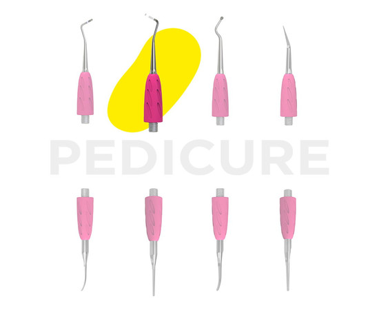 Зображення 6 Робоча частина лопатки Staleks Pro Combo UNIQ 32 кюретка (загин праворуч) (WPPQ-32)