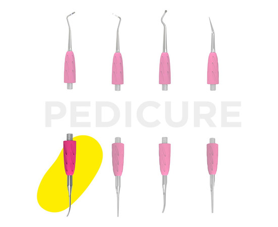 Изображение 6 Рабочая часть лопатки Staleks Pro Combo UNIQ 35 пилка тонкая с загнутым концом (WPPQ-35)