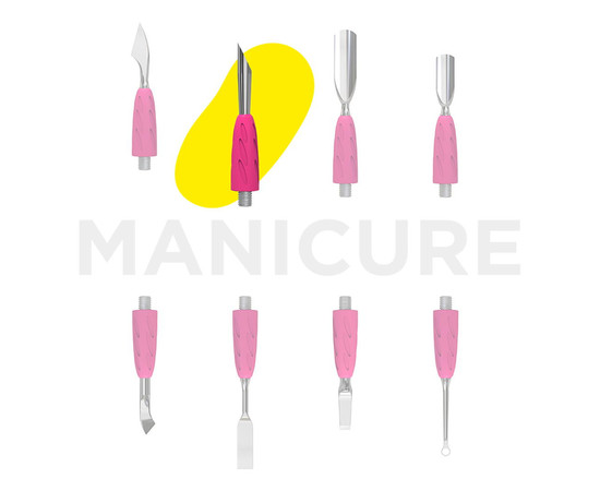 Изображение 6 Рабочая часть лопатки Staleks Pro Combo UNIQ 12 скошенный пушер (WPPQ-12)