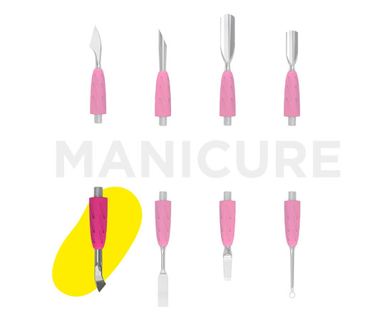 Зображення 6 Робоча частина лопатки Staleks Pro Combo UNIQ 14 лопать відігнута (WPPQ-14)