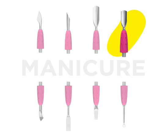 Зображення 6 Робоча частина лопатки Staleks Pro Combo UNIQ 16 пушер округлий вузький (WPPQ-16)