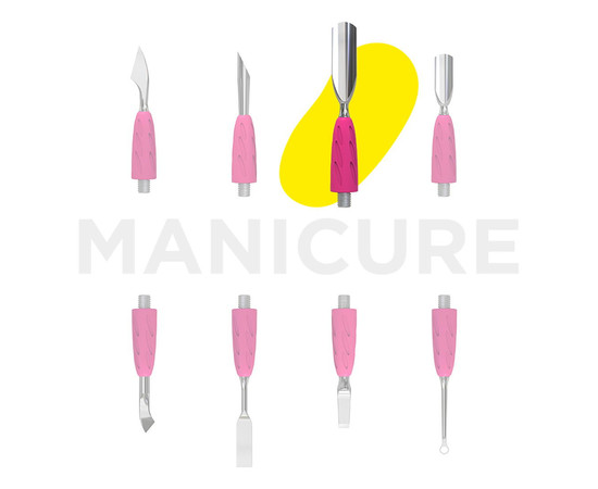 Зображення 6 Робоча частина лопатки Staleks Pro Combo UNIQ 17 пушер округлий широкий (WPPQ-17)