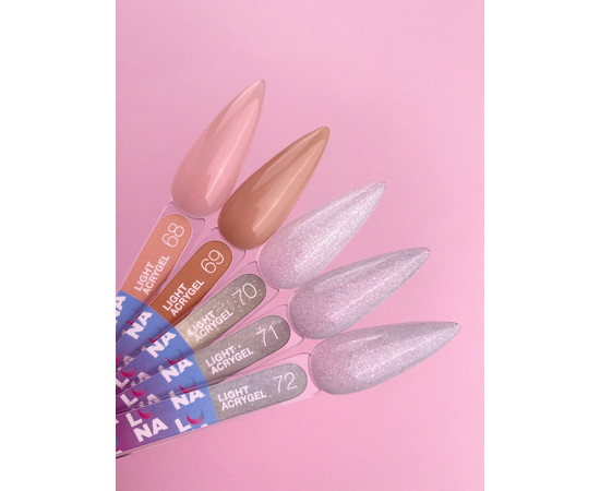Зображення 4 Рідкий гель моделюючий для нігтів LUNAMoon Light Acrygel №70, 13 мл, Об'єм (мл, г): 13, Колір: 70