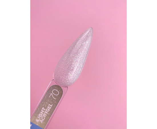 Зображення 2 Рідкий гель моделюючий для нігтів LUNAMoon Light Acrygel №70, 13 мл, Об'єм (мл, г): 13, Колір: 70