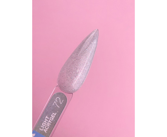 Изображение 2 Жидкий гель моделирующий для ногтей LUNAMoon Light Acrygel №72, 13 мл, Объем (мл, г): 13, Цвет: 72