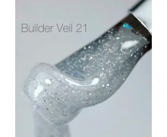 Изображение 2 Гель для наращивания SAGA Builder Gel Veil №21 молочный, 15 мл, Объем (мл, г): 15, Цвет: 021