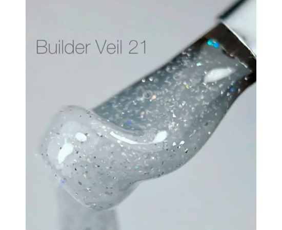 Изображение 2 Гель для наращивания SAGA Builder Gel Veil №21 молочный, 30 мл, Объем (мл, г): 30, Цвет: 21