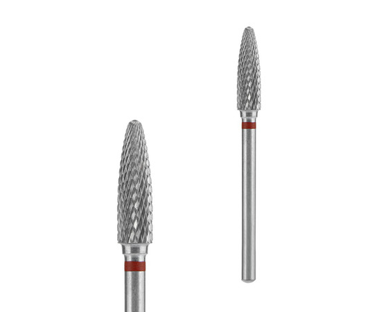 Зображення 2 Фреза твердосплавна Staleks Pro EXPERT кукурудза червона, діаметр 4 мм / робоча частина 14 мм (FT90R040/14)