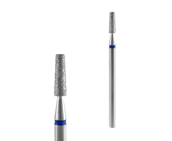 Зображення 2 Фреза алмазна Staleks Pro EXPERT усічений конус синя, діаметр 2.5 мм / робоча частина 8 мм (FA70B025/8)