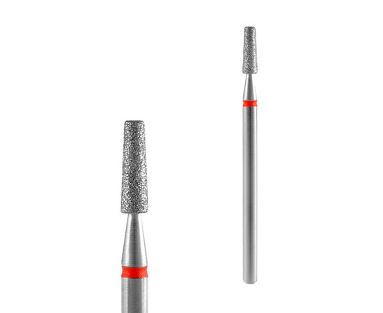 Изображение 2 Фреза алмазная Staleks Pro EXPERT усеченный конус красный, диаметр 2.5 мм / рабочая часть 8 мм (FA70R025/8)