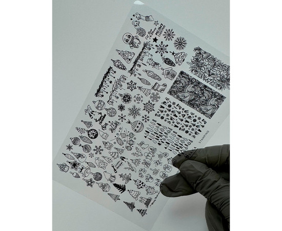 Изображение 2 Пластина для стемпинга Saga №14 Winter