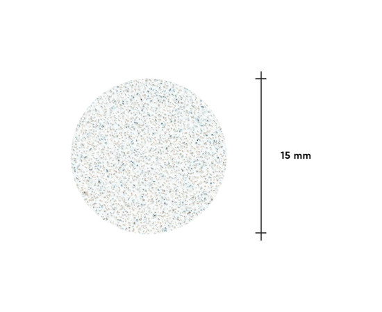 Изображение 2 Сменные файлы белые для педикюрного диска 80 грит Staleks Pro PODODISC S PDF-15-80w, 50 шт