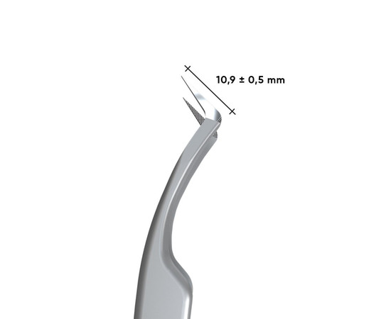 Изображение 2 Пинцет профессиональный для ресниц Staleks Pro EXPERT 45 TYPE 2 L-40 (TE-45/2)