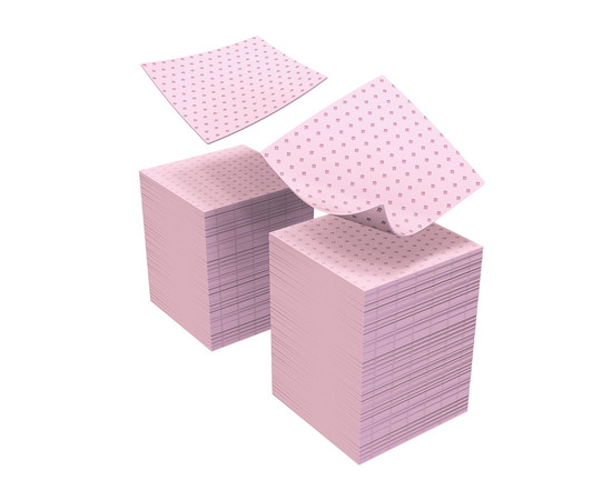 Изображение 3 Безворсовые салфетки для маникюра перфорированные Staleks Pro EXPERT розовые, 400 шт (WE-400)