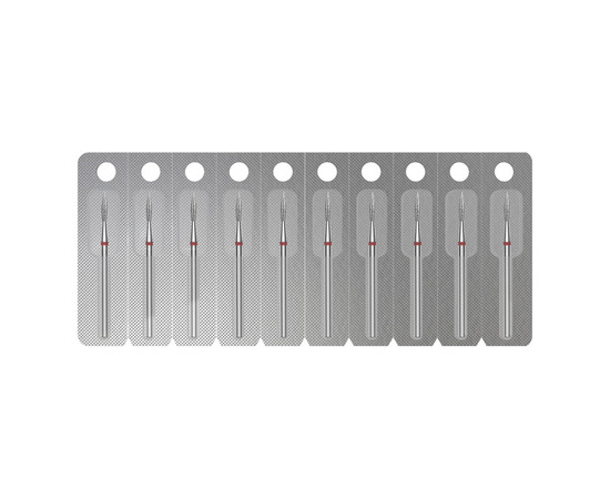 Изображение 4 Фреза алмазная Staleks Pro EXPERT пламя острое красное, диаметр 2.3 мм / рабочая часть 8 мм (FA11R023/8)