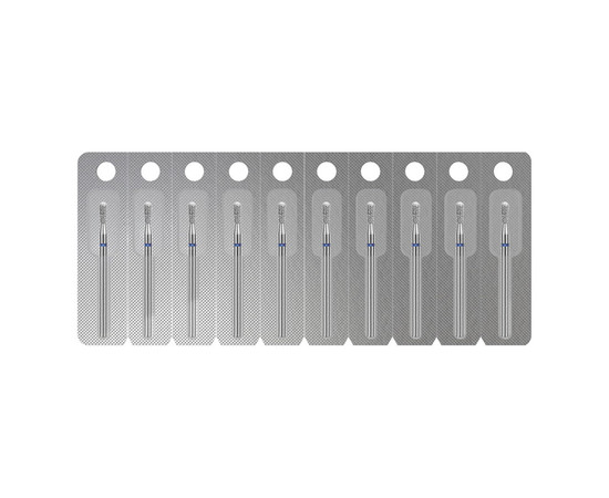 Зображення 4 Фреза алмазна Staleks Pro EXPERT сірник синя, діаметр 2.3 мм / робоча частина 5 мм (FA120B023/5)