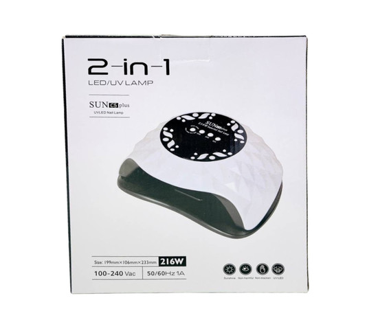 Изображение 10 UV/LED лампа SUN C5 Plus для сушки ногтей, 216 Вт.